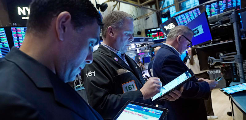 "רצפת המסחר בבורסת וול סטריט / צילום: ap, Richard Drew"