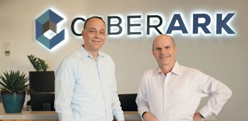 CyberArk CEO Matt Cohen and founder and executive chairman Ehud Mokady credit: PR CyberArk CEO Matt Cohen and founder and executive chairman Ehud Mokady credit: PR