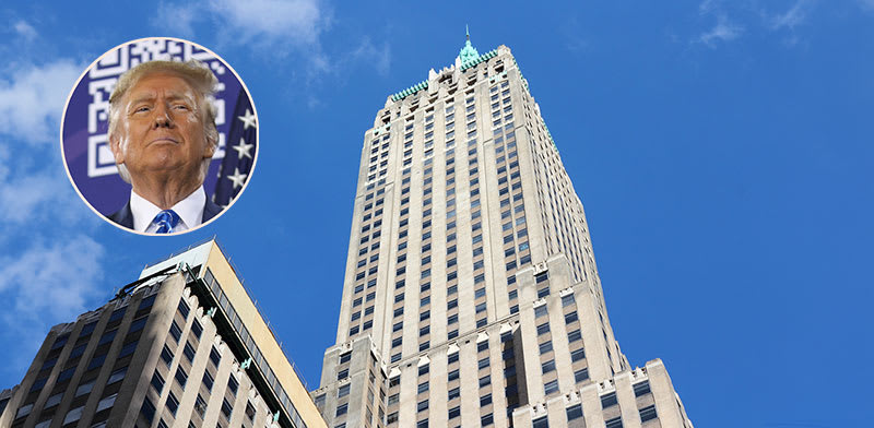 / צילום: טריט 40. בעיגול: דונלד טראמפ / צילומים: Shutterstock, AP"