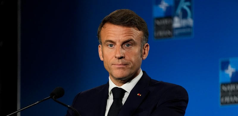 "נשיא צרפת, עמנואל מקרון / צילום: ap, Stephanie Scarbroug"