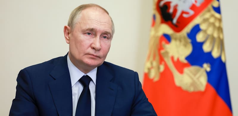 נשיא רוסיה, ולדימיר פוטין / צילום: ap, Vyacheslav Prokofyev, Sputnik, Kremlin