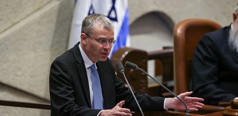 "שר המשפטים יריב לוין / צילום: נועם מושקוביץ', דוברות הכנסת"