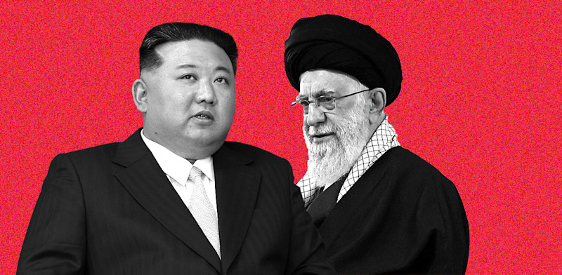 עלי חמינאי וקים ג'ונג און / צילומים: AP-Vladimir Smirnov