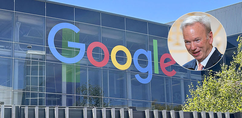 / צילום: וגל בקליפורניה. בעיגול: אריק שמידט / צילומים: רויטרס- Kyodo,  Pool/ABACA"