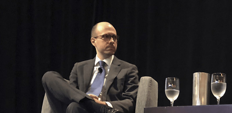 "איי.ג'יי זלצברגר, מו''ל הניו יורק טיימס. הזהיר מפני זיהוי פוליטי של עיתונאים / צילום: Associated Press, Paul Weber"