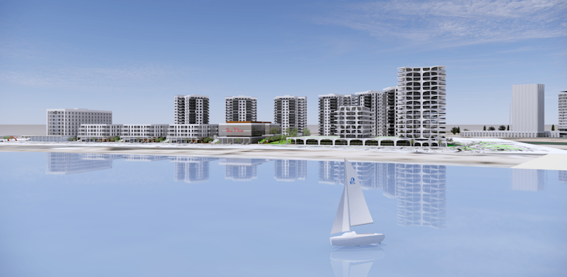 / צילום: ת החוף הדרומי בעכו / הדמיה: גלאור פישביין אדריכלים"