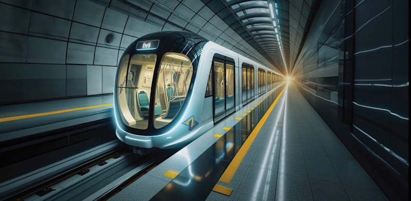 אחת המנהרות המתוכננות למטרו / הדמיה: נת''ע