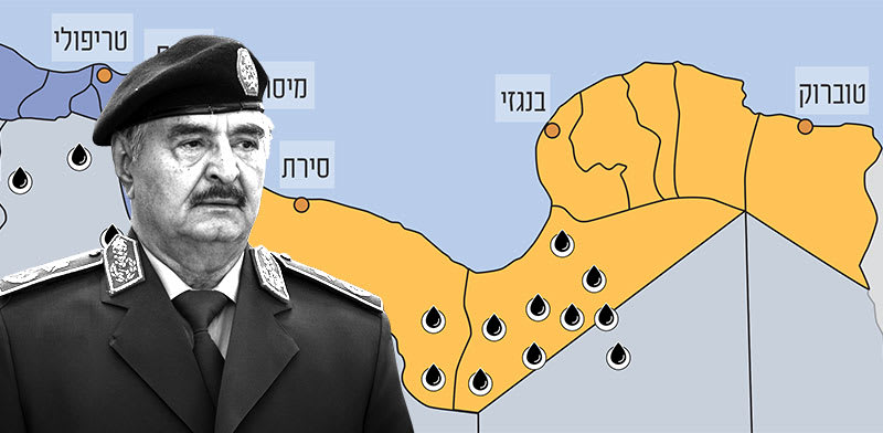 "ח'ליפה חפתר, מפקד הצבא הלאומי של לוב, השולט במזרח המדינה / צילום: ap,  Jon Gambrell"