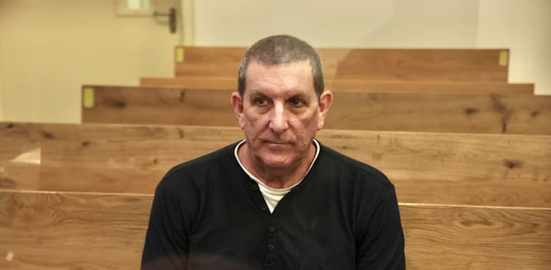 "מייק בן ארי בבית המשפט היום / צילום: כדיה לוי"