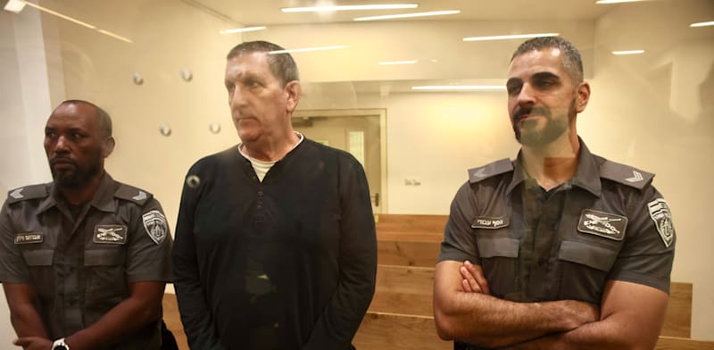 "מייק בן ארי בבית המשפט, היום / צילום: כדיה לוי"