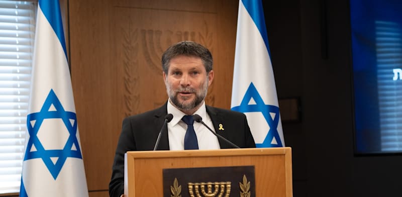 Minister of Finance Bezalel Smotrich credit: Noga Melsa