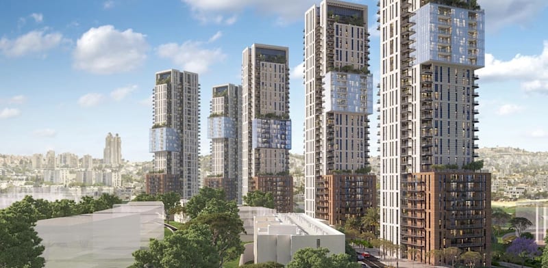 הדמיה של פרויקט קדמת גונן בירושלים / צילום: ישר אדריכלים