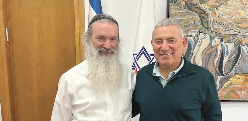 דורון אלמוג וזאב מרינברג / צילום: הסוכנות היהודית