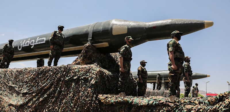 "טיל בליסטי / צילום: KHALED ABDULLAH"