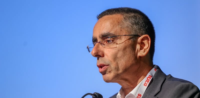 "אבי לוי, מנכ''ל קבוצת דיסקונט, בכנס התנופה הקיבוצית / צילום: שלומי יוסף"