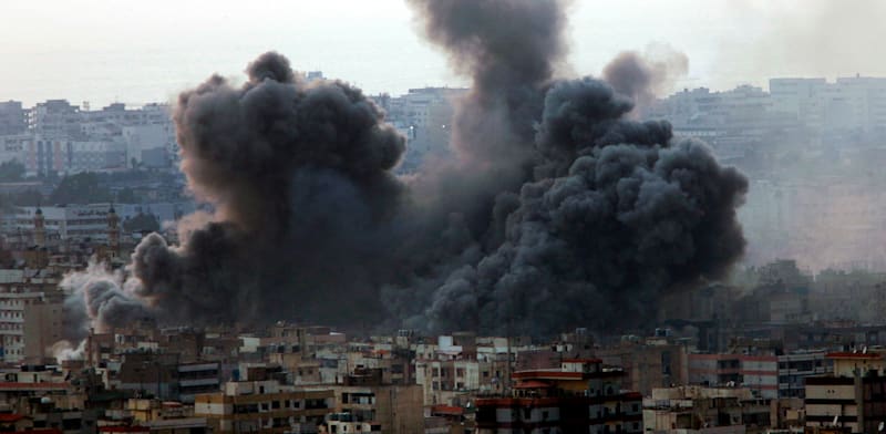 "תקיפות צה''ל בלבנון, ארכיון / צילום: ap, HUSSEIN MALLA"