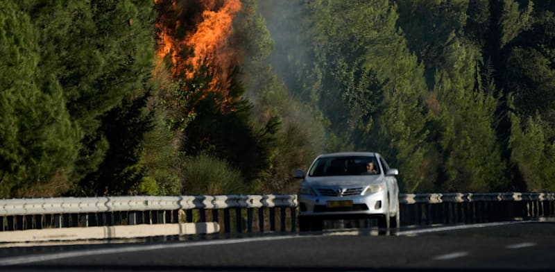 תקיפות של חיזבאללה בצפון הארץ / צילום: ap, Leo Correa