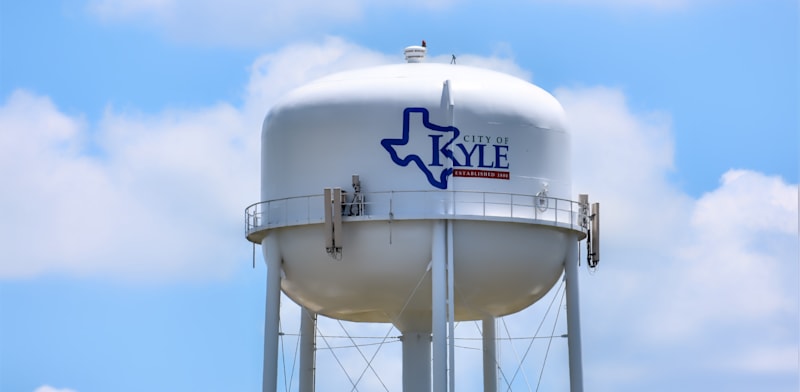 מגדל המים בקייל, טקסס / צילום: Shutterstock, Ray Shrewsberry