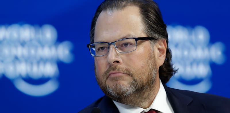 "מרק בניוף, מנכל סיילספורס / צילום: ap, Michael Probst"