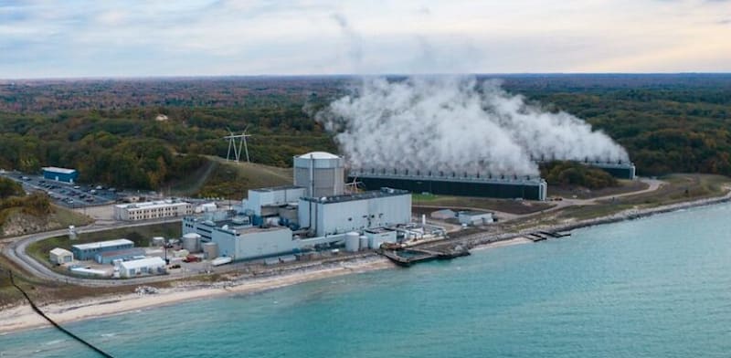 "תחנת הכוח הגרעינית פליסאדס / צילום: Entergy"