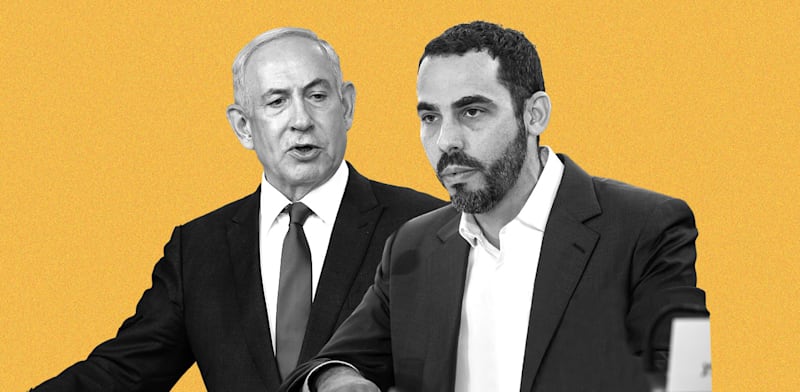 "יוגב גרדוס ובנימין נתניהו / צילום: עודד קרני, דני שם-טוב - דוברות הכנסת"