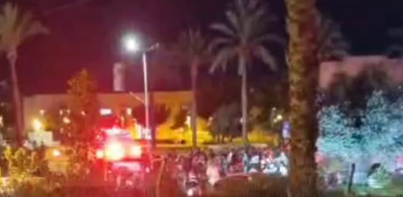 "נפגעים רבים מנפילת כטב''ם באזור בנימינה / צילום: לפי סעיף 27 א'"