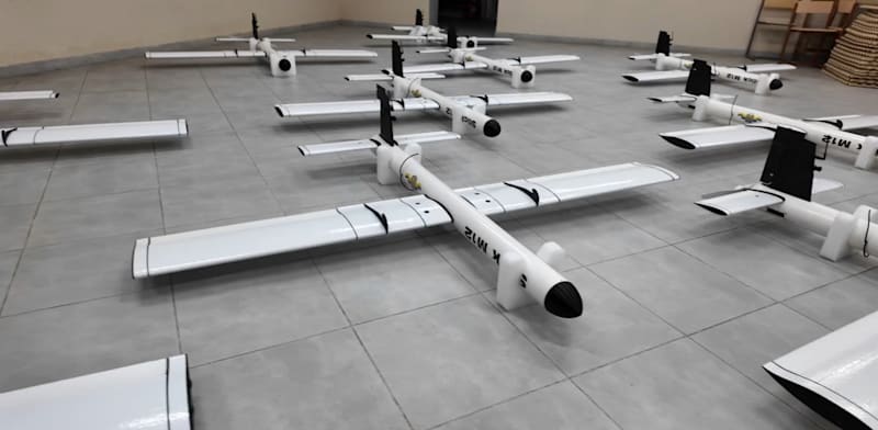 "המל''ט האוקראיני Stick M12 / צילום: 100th Mechanized Brigade"