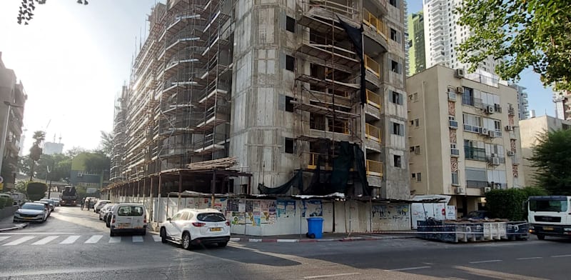 הפרויקט של קבוצת גבאי ברח' הנביאים בבת ים / צילום: רונן משי