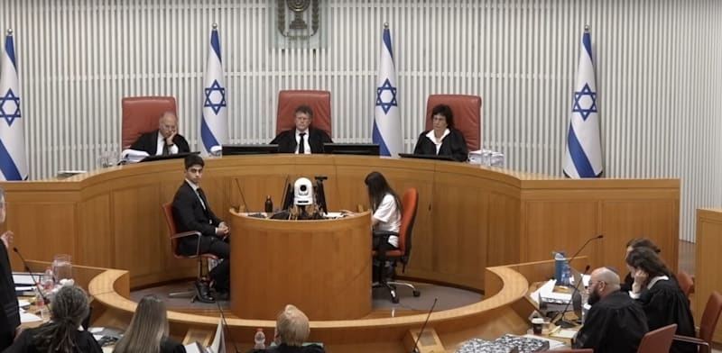 "דיון בבית המשפט העליון בעתירות נגד הליך מינוי נציב שירות המדינה, היום / צילום: דוברות הרשות השופטת"