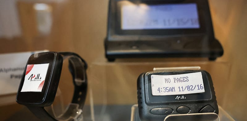 "מכשירי זימונית בתצוגה של חברת גולד אפולו בטייוואן / צילום: Reuters, Ann Wang"