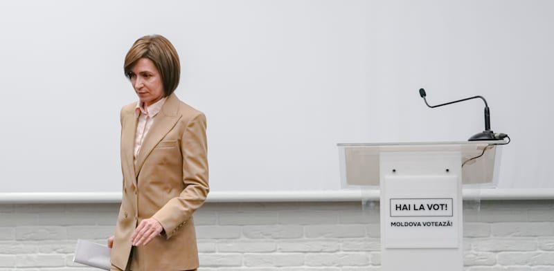 "נשיאת מולדובה, מאיה סנדו / צילום: ap, Vadim Ghirda"