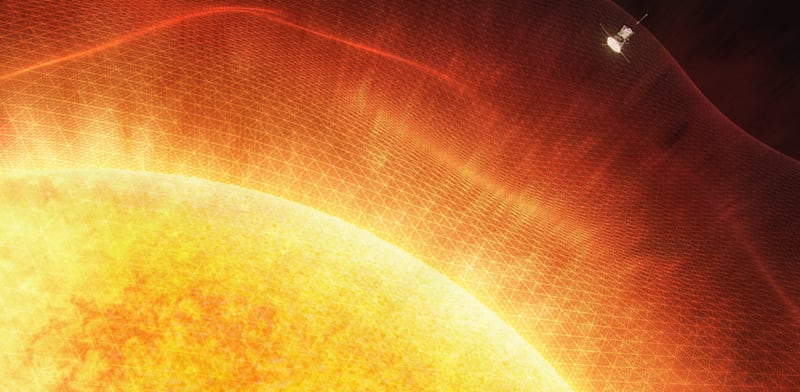 גשושית פארקר של נאס''א. תגיע השנה הכי קרוב שכלי מעשה ידי אדם הגיע עד היום לשמש / צילום: Reuters, NASA