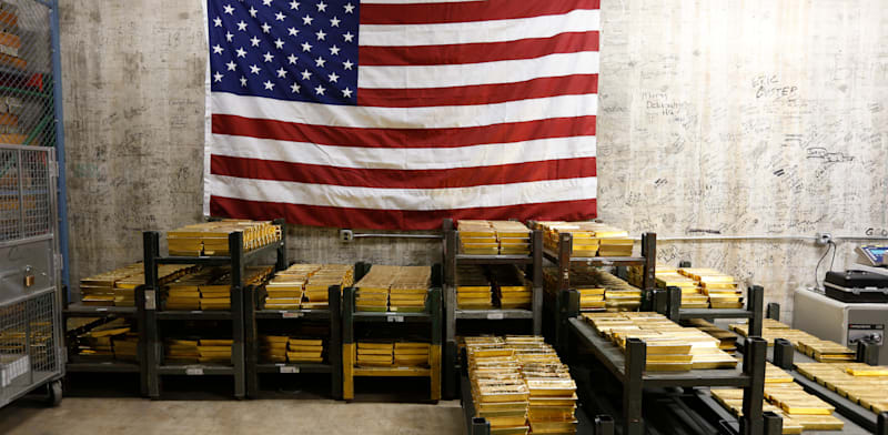 "מטילי זהב בכספת בווסט פוינט, ניו יורק / צילום: ap, Mike Groll"