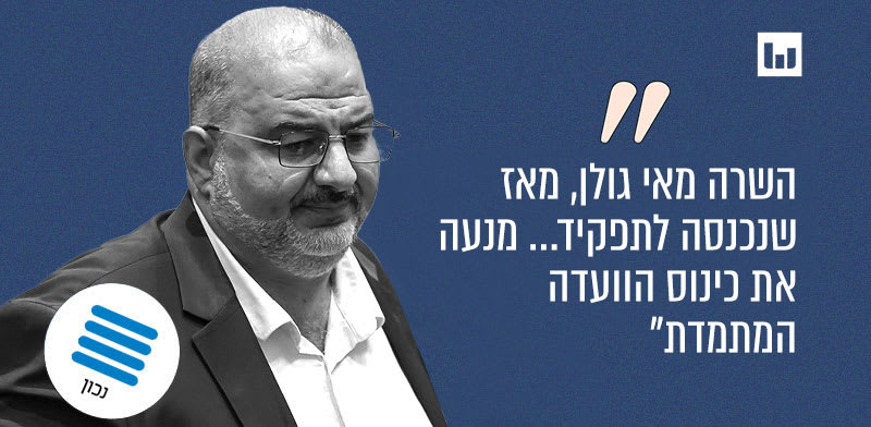 ח"כ מנסור עבאס, רע''ם / צילום: נועם מושקוביץ', דוברות הכנסת