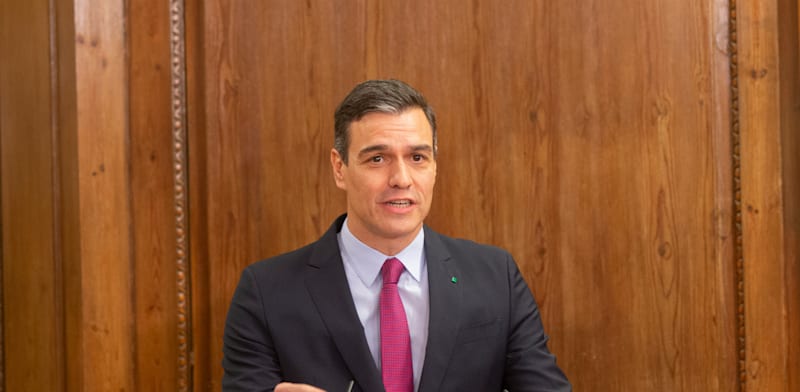 ראש ממשלת ספרד, פדרו סנצ'ס / צילום: ap, Paul White