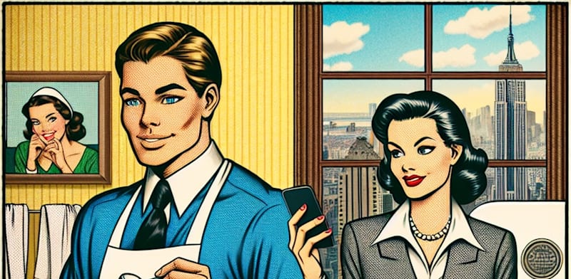 "מאחורי הרבה נשים חזקות בוול סטריט  עומד עקר בית מסור / צילום: Shutterstock"