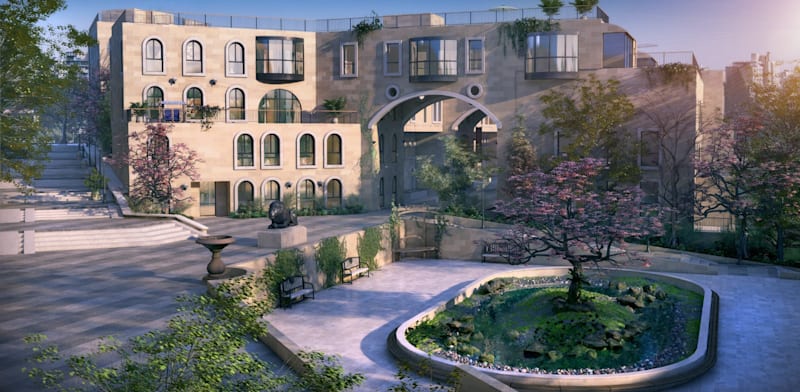 / צילום: ט LEGACY של חברת י.ח דמרי וחברת בומל בכפר דוד שבשכונת ממילא בירושלים / הדמיה: יח''צ"