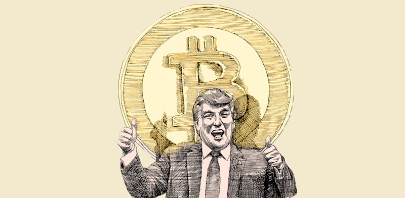 ניצחון טראמפ ושוק הקריפטו / איור: גיל ג'יבלי