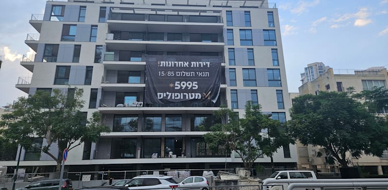 "מבצע מימון של קבלנים בתל אביב (לפרויקט אין קשר לכתבה) / צילום: פולי טובמן"