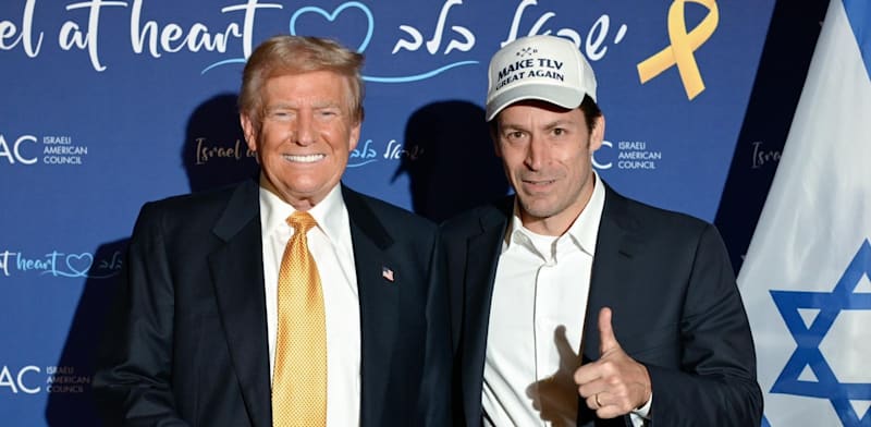 Dovi Frances with Donald Trump credit: Group 11