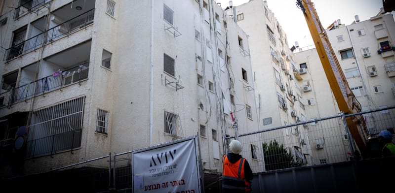 "פינוי בינוי לפרויקט אביב בחפץ חיים בנחלת יצחק בתל אביב / צילום: רונן אטדגי"
