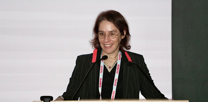 "מו''ל גלובס, אלונה בר-און, בכנס אחריות עסקית של גלובס / צילום: כדיה לוי"