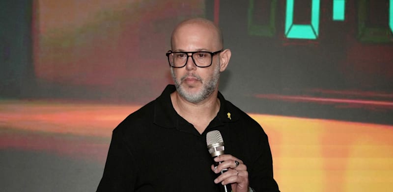 "עמית שגיא, סמנכ"ל שיווק דאטה ודיגיטל של ישראכרט, בכנס אחריות עסקית של גלובס / צילום: כדיה לוי"