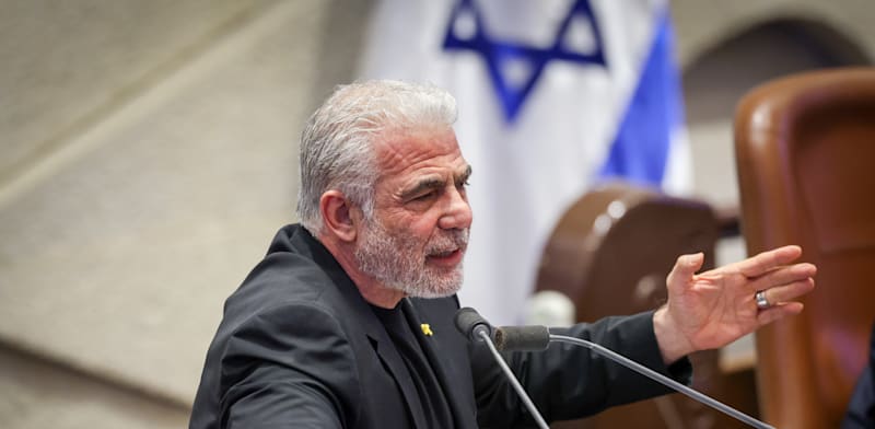 "יו''ר האופוזיציה, יאיר לפיד / צילום: נועם מושקוביץ', דוברות הכנסת"