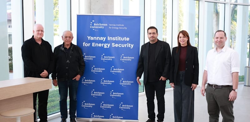 "אברי שכטר, ד''ר איילת בן עזר גלברד, עופר ינאי, פרופ' אוריאל רייכמן ופרופ' בועז גנור / צילום: עדי כהן צדק"