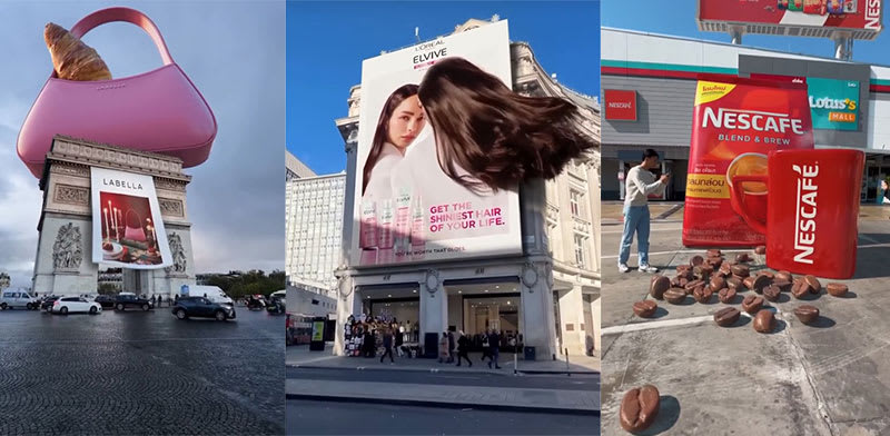 "טרנד ה־FOOH עם מוצרים של נס קפה, לוריאל ולבלה / צילום: צילומי מסך מטיקטוק"