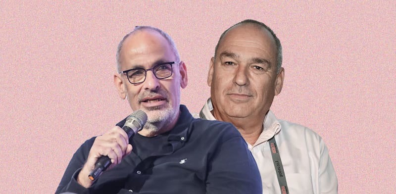 "הראל בית־און, מייסד קרן ויולה גרות' ושלמה דברת, מייסד קרן ויולה ונצ'רס / צילום: תמר מצפי"