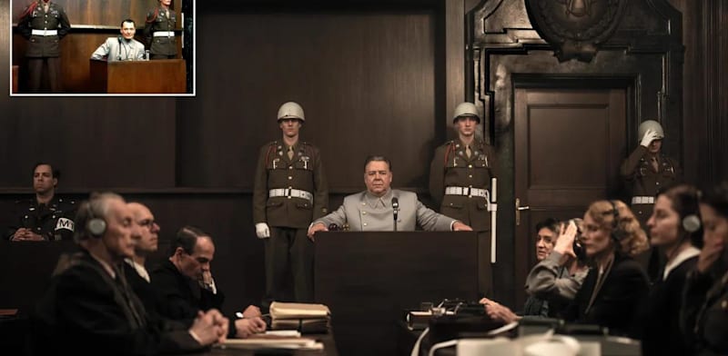 "ראסל קרואו כהרמן גרינג, ימינו של אדולף היטלר, מתוך ''נירנברג'' / צילום: Scott Garfield, IMDB"