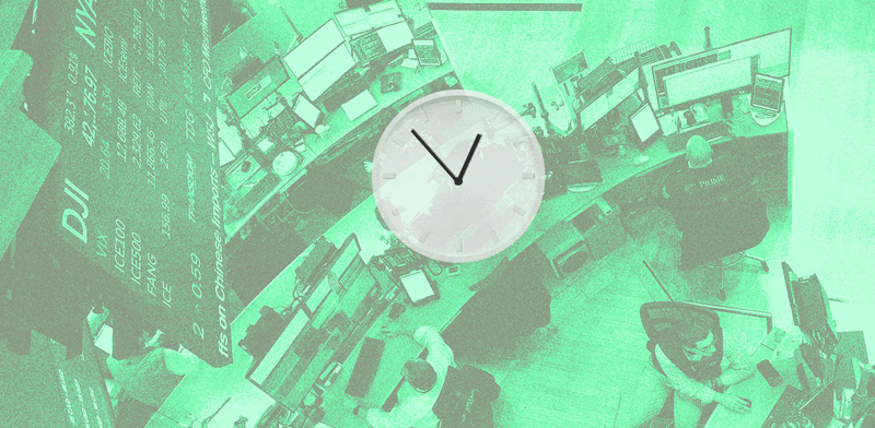 מסחר במניות 24 שעות ביממה / צילום: AP-Richard Drew, עיצוב: טלי בוגדנובסקי