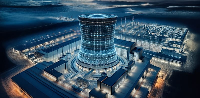 "המרוץ של ענקיות הטכנולוגיה לגרעין / צילום: Shutterstock, AI"